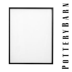 NWT POTTERY BARN FLOATING WOOD GLASS GALLERY FRAME in ESPRESSO COLOR